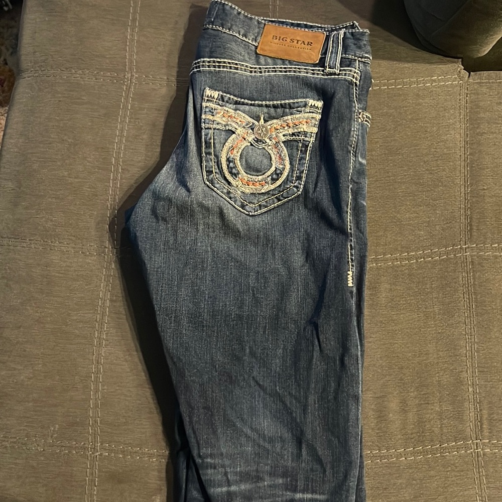 Mens Buckle Jeans